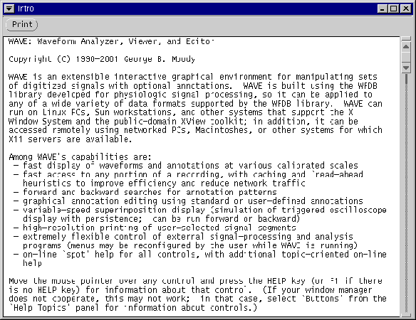 \begin{figure}\centerline{\epsfig{file=help-intro}}\index{help text window}\index{window!help text}
\end{figure}